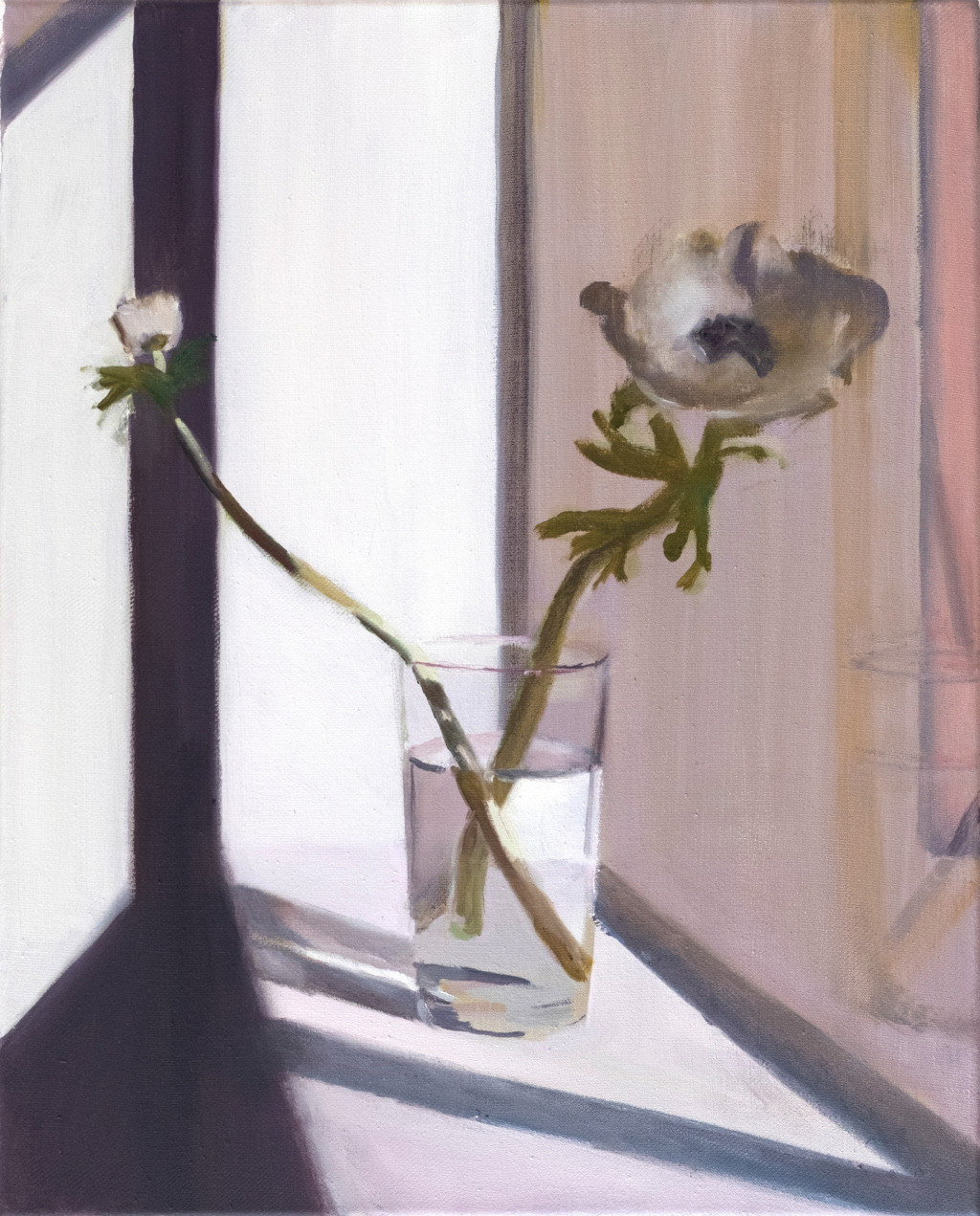 Andrea Muheim, Zwei AnemonenIV, 2019
Oil on canvas
50 x 40 cm