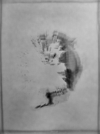 Roger Humbert, Untitled (Photogram #40), 2002-2003
Photogram on Baryta paper (Ilford Galerie F3)
40,5 x 31 cm
Unique