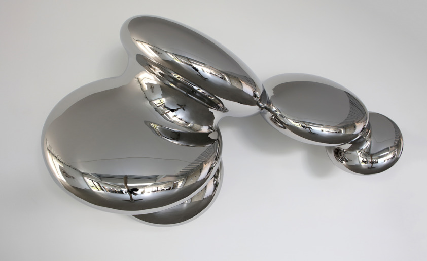 Carlo Borer, 467, Pulsar 3, 2021
122 x 67 x 49 cm 
Wrought Stainless Steel
Edition of 7
