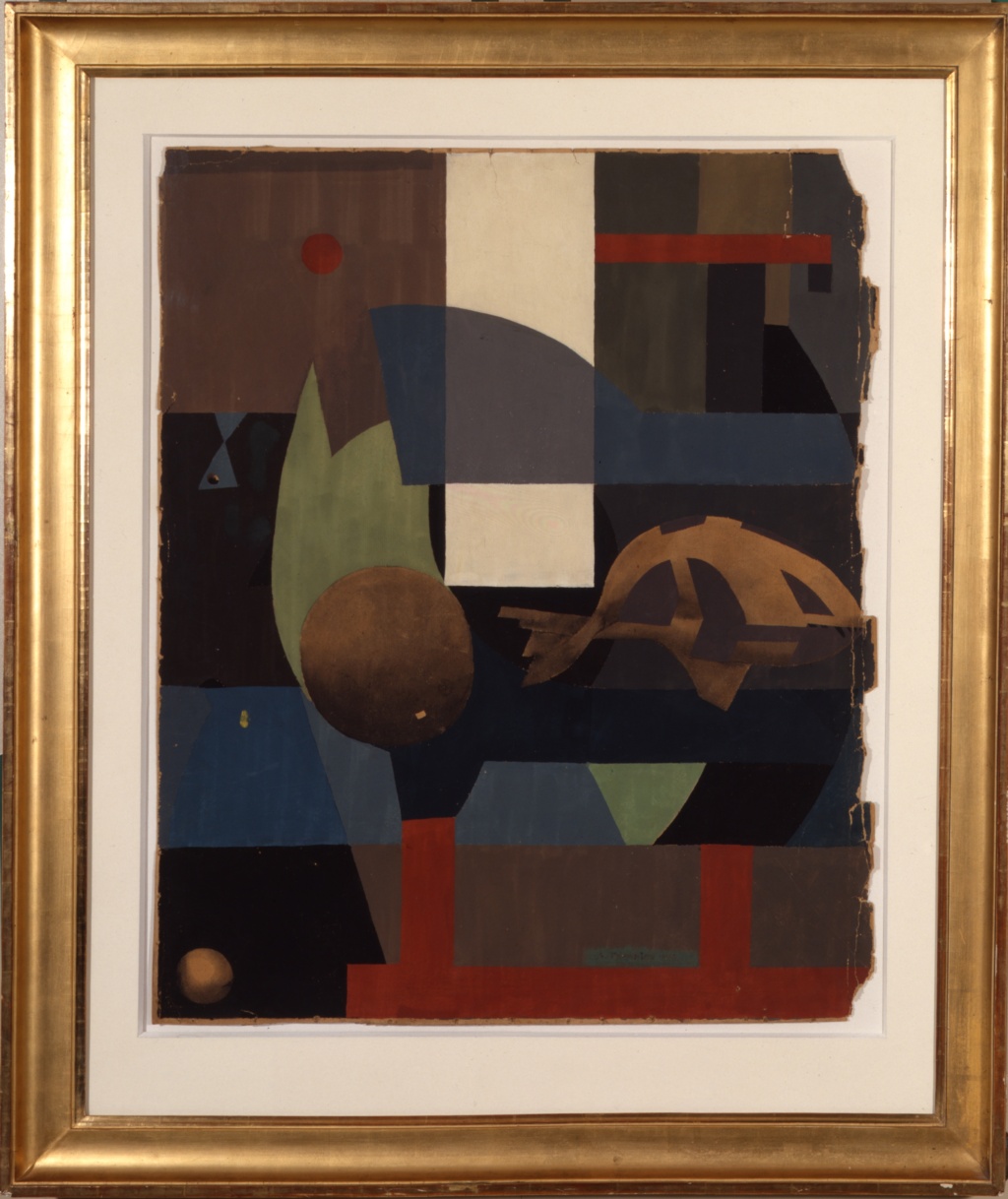 André Thomkins, Untitled, 1953
Tempera, Aquarell on cardboard 
81,5 x 67,5 cm