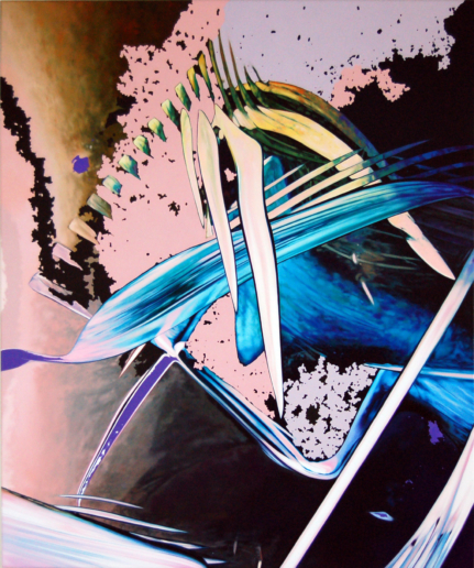 Sean Dawson, Aerial Silver, 2014
Oil on canvas
120x100cm