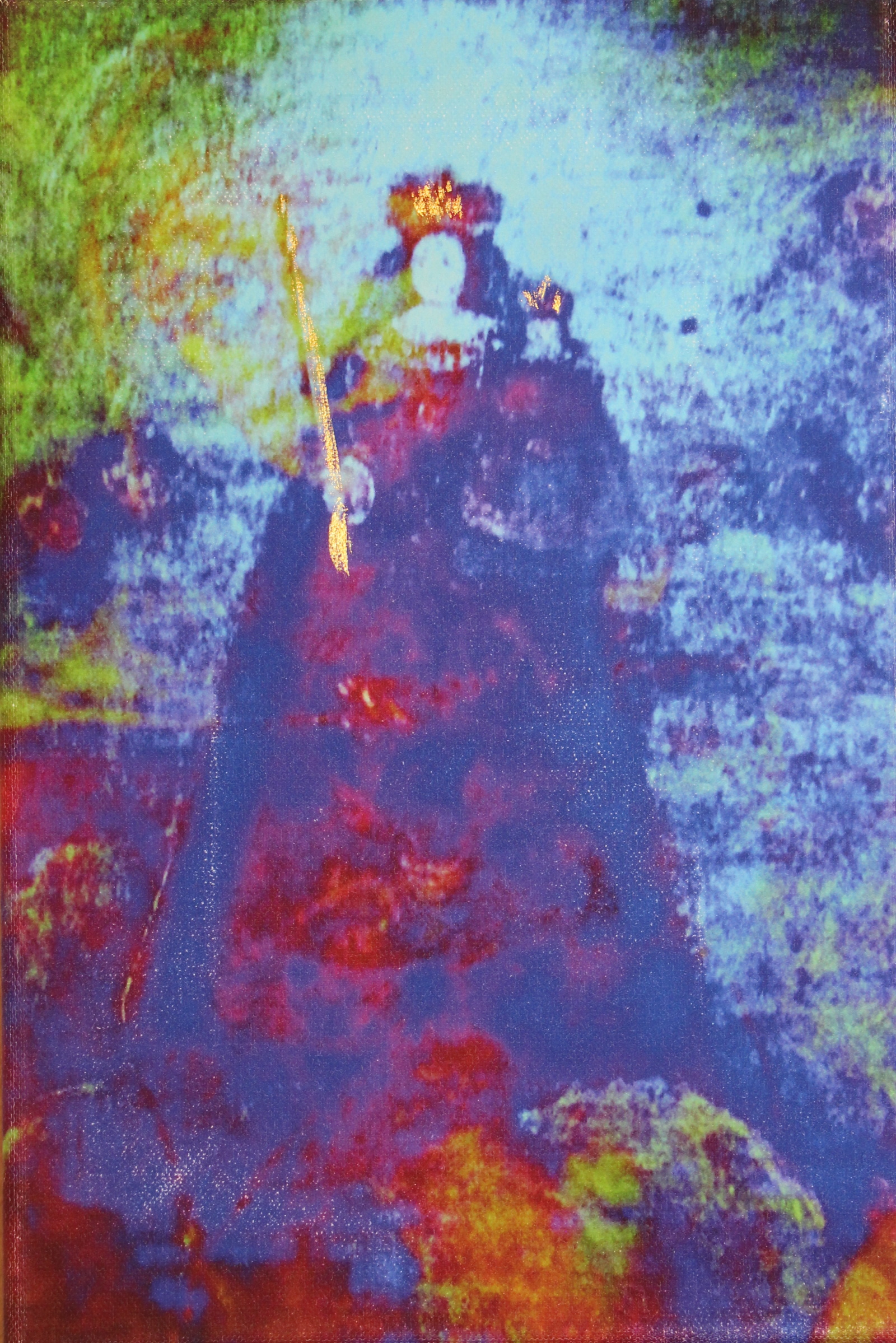 Annelies Štrba, Madonna 016, 2014
Pigment print on canvas, mixed media
30 x 20 cm
Unique