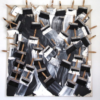Arman, Action painting, 1987