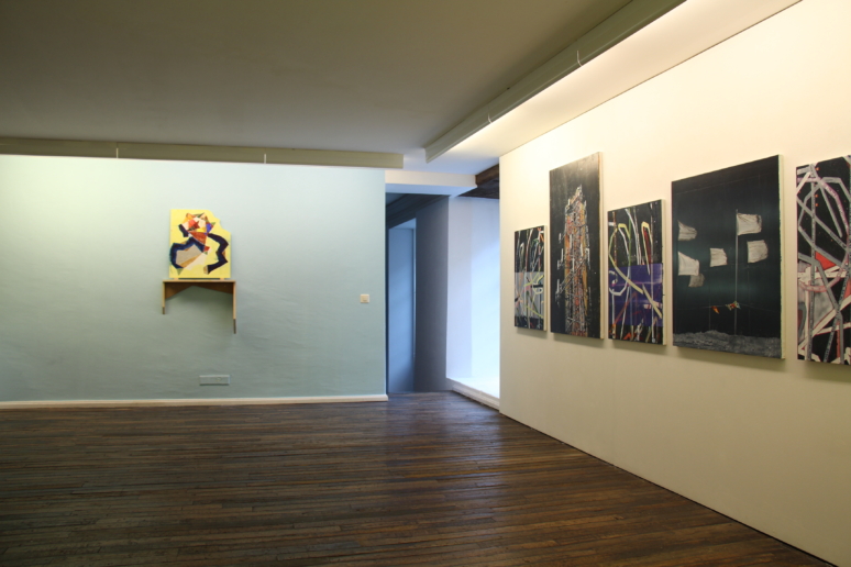 Installation view, Moving Fast, Fabian & Claude Walter Galerie
