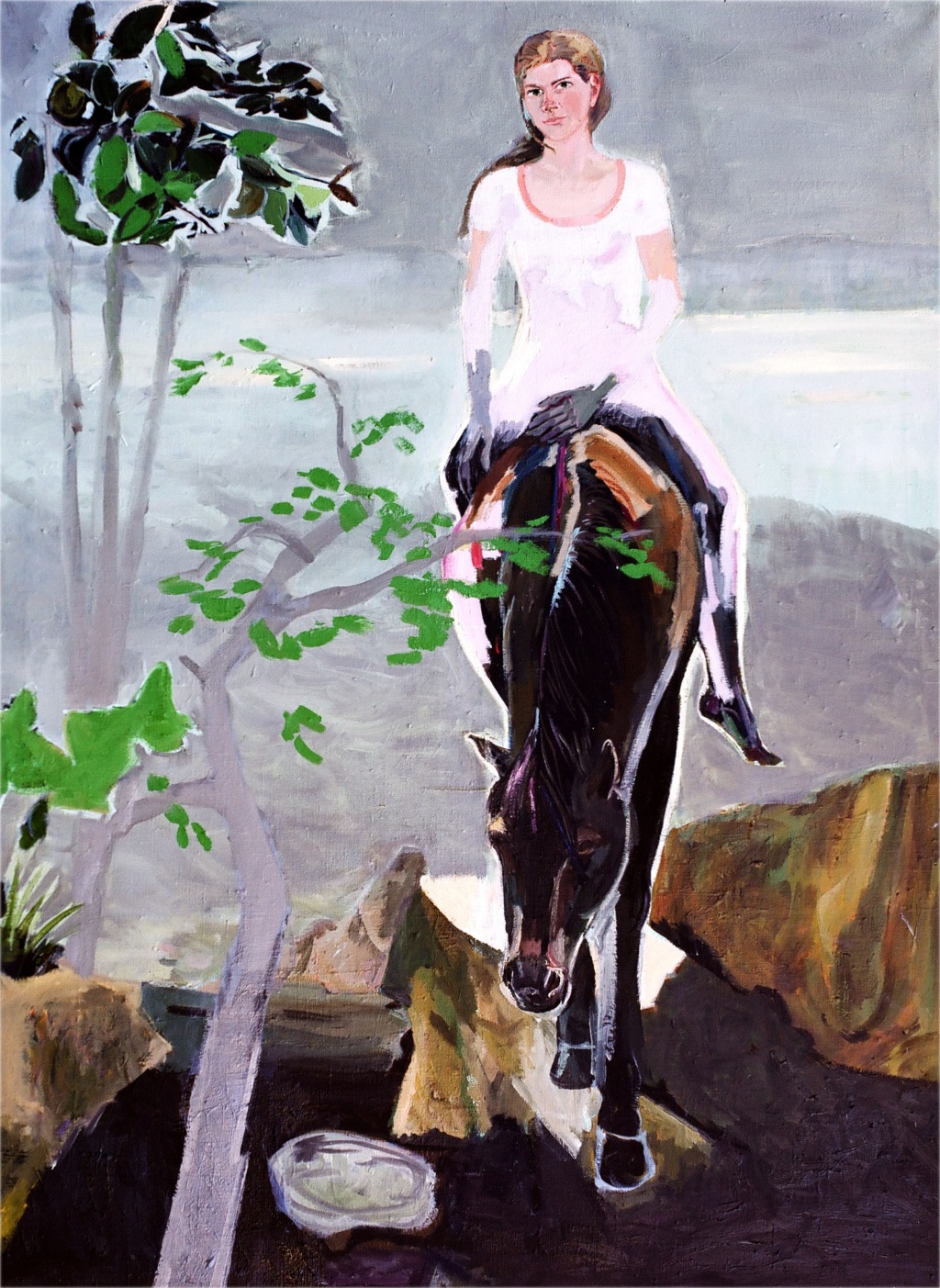 Balz Baechi, D. A. auf Pferd, 2005–2013
Oil on canvas
135 x 100 cm