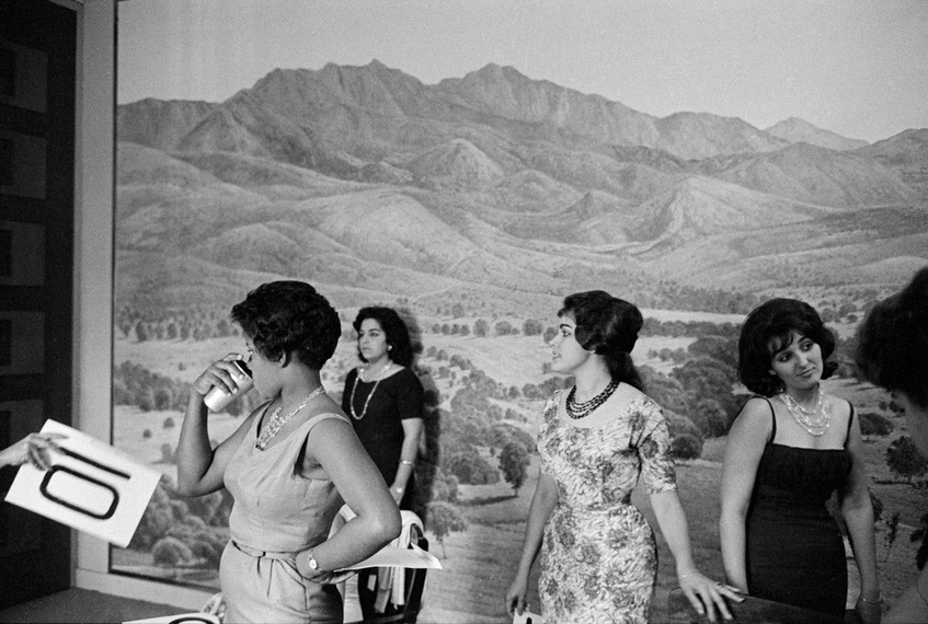 René Burri, Beauty Contest, 1963
From the series Cuba, 1963
Gelatin silver print
30 x 40 cm (11.81 x 15,7 in) 
Signed, dated in ink on print, recto. 
© René Burri / Magnum Photos