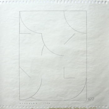 Gottfried Honegger, Computer Drawing 422, 1970