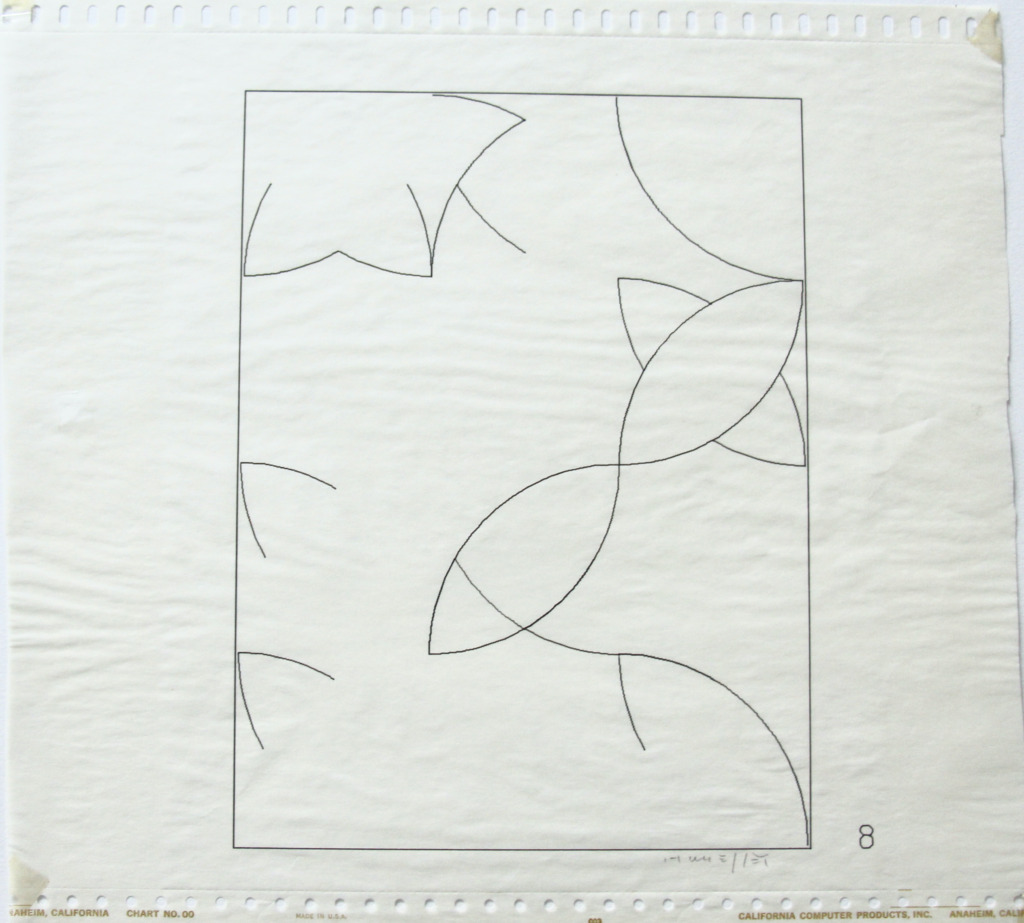 Gottfried Honegger, Computer Drawing 8, 1970
Ink on Paper
30,5 x 33,5 cm