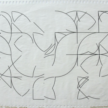 Gottfried Honegger, Computer Drawing, 1970