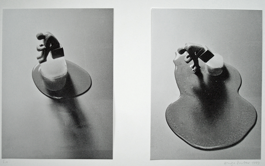 Hugo Suter, Der Frühling Erwachender, 1996
Two photographs black and white on paper
