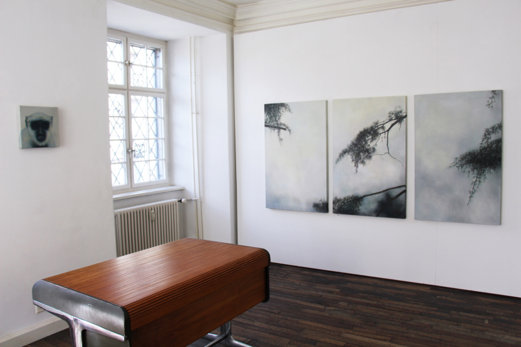 Installation view, in the blue, Fabian & Claude Walter Galerie
