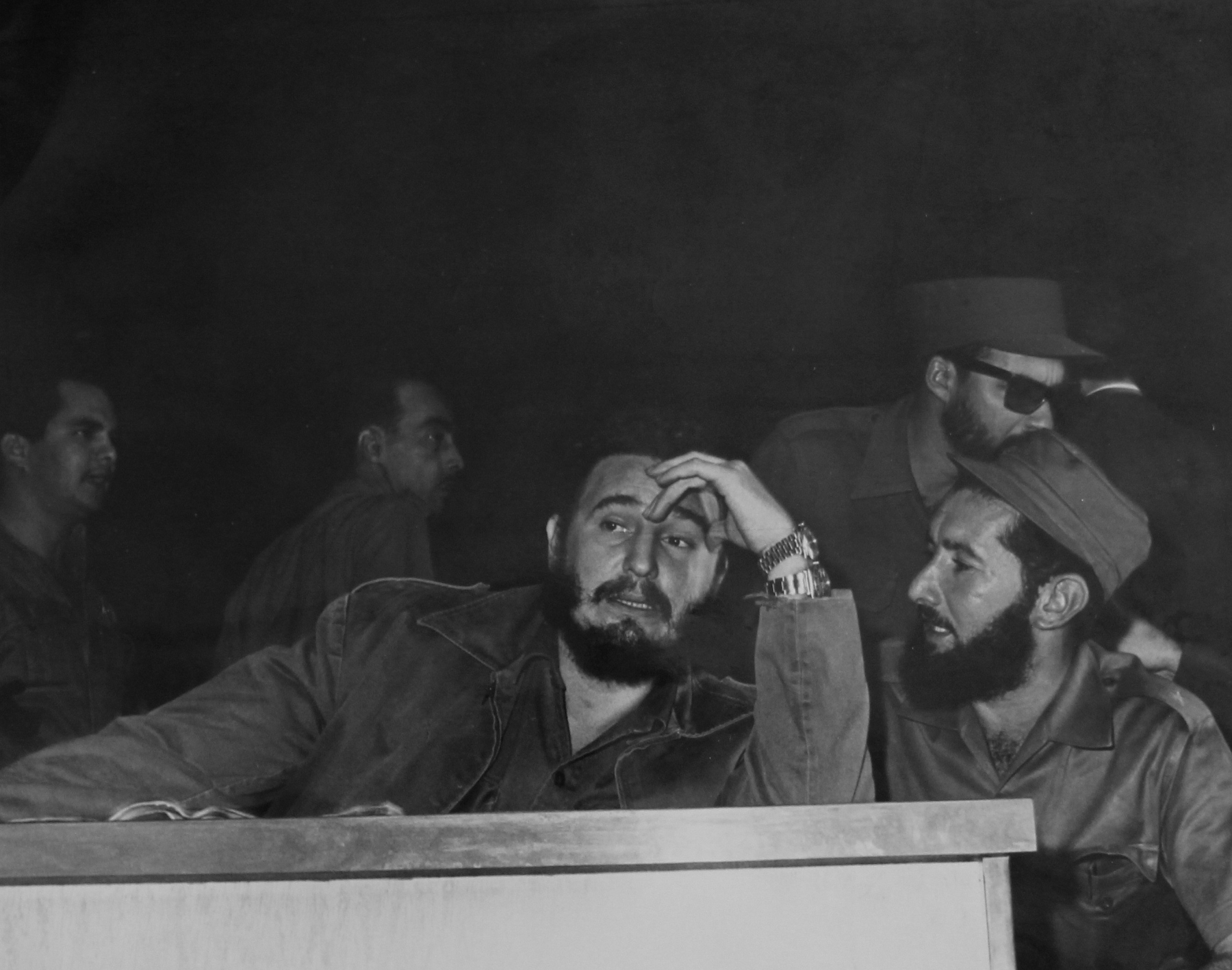 José Amador, Dr. Fidel Castro, 1960
Vintage gelatin silver print, ferrotyped
17 x 24 cm
