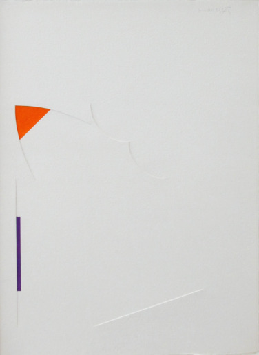 Gottfried Honegger, Untitled, 1973
Biseautage/Blindprägung
77 x 55 cm