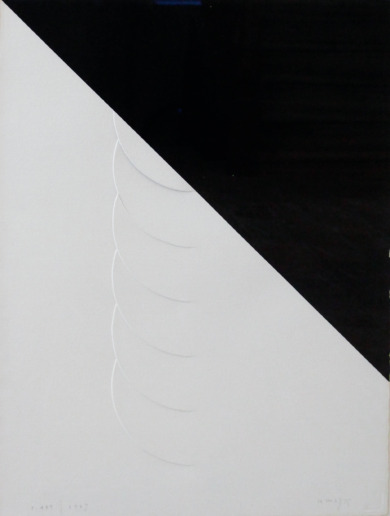 Gottfried Honegger, Untitled, 1967
Biseautage/Blindprägung
76,5 x 56 cm