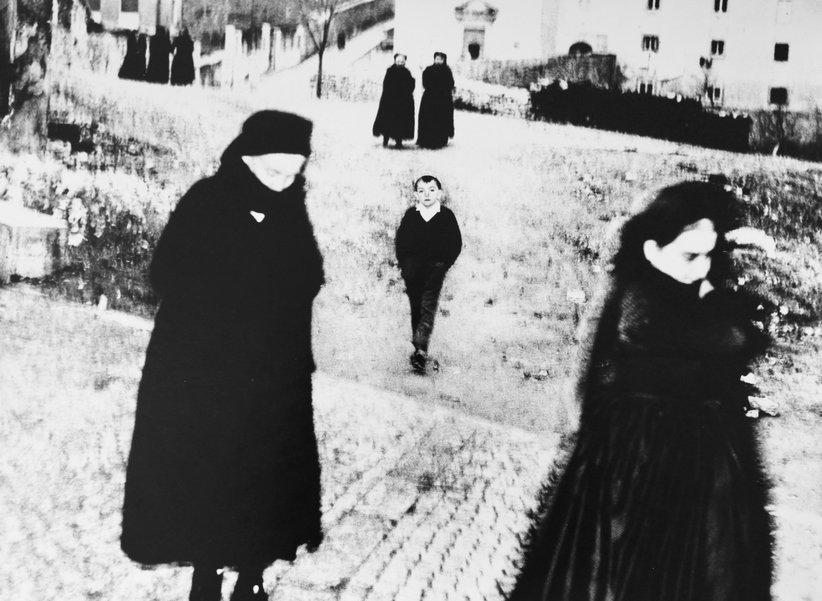 Mario Giacomelli, Scanno 52, Italy, 1959
Gelatin silver print 
30 x 39,5 cm
Signed by photographer recto and stamped verso