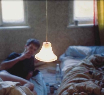 Nan Goldin, David in bed, Leipzig, Germany, 1992