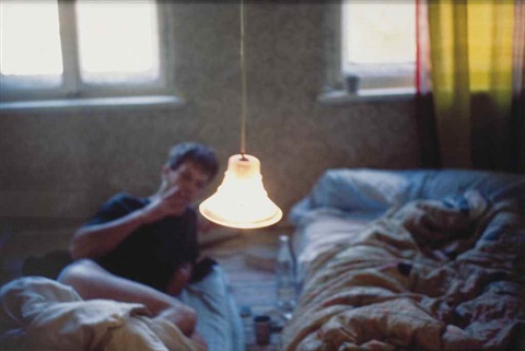 Nan Goldin, David in bed, Leipzig, Germany, 1992
Cibachrome Print
65 x 96 cm
