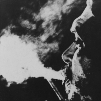 Osvaldo Salas, Che blowing smoke, Santiago de Cuba, July 26, 1964