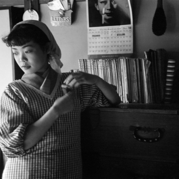 Werner Bischof, 20 year old Michiko Jinuma, a fashion student, 1951