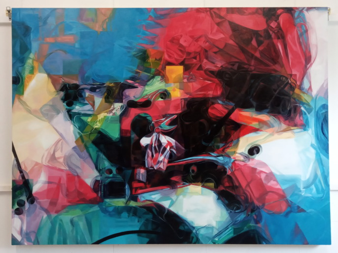 Sean Dawson, Prismatica, 2021
Oil on canvas
150 x 200 cm 
