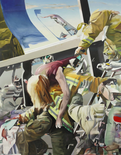 Robert Suermondt, Crash, 2008
Oil on canvas
260 x 200 cm 