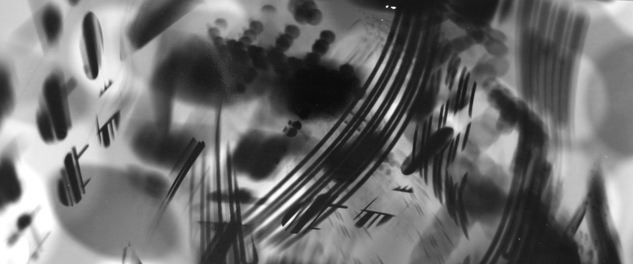 Roger Humbert, Untitled (Photogram #20), 1962
Photogram on Baryta paper mounted on aluminum
21 x 49,5 cm
4 part work
Unique