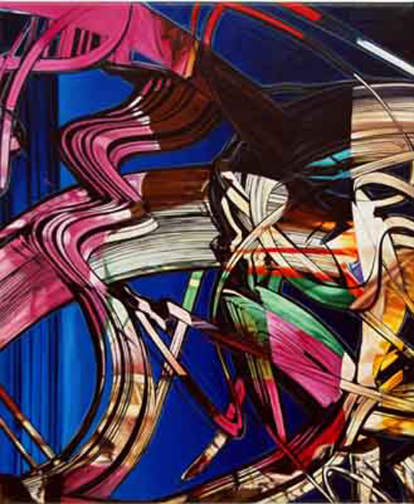 S.Dawson, Emmeleia 2011
Oil on canvas / Öl auf Leinwand, 42 x 20 inch, 60 x 50 cm 