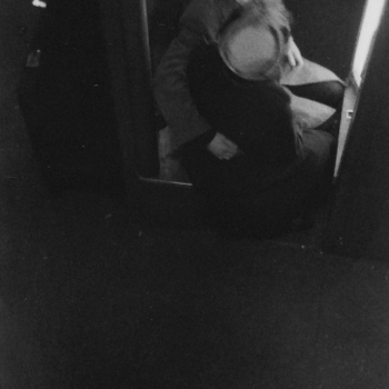 Saul Leiter, At the Photo Booth, 1940s