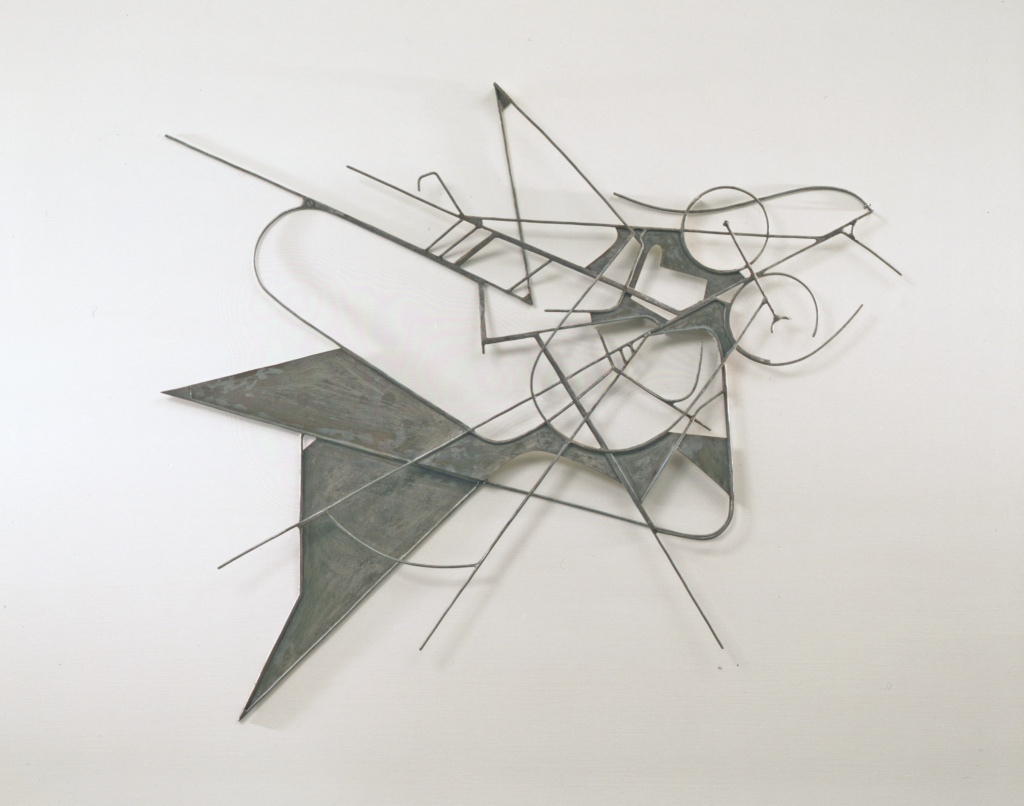 Walter Bodmer, Metallrelief (Nr. 1481), 1959
Wire and zinc plate
71 x 56 cm