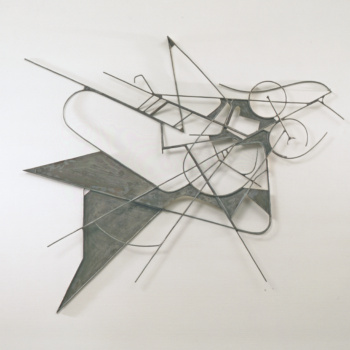 Walter Bodmer, Metallrelief (Nr. 1481), 1959