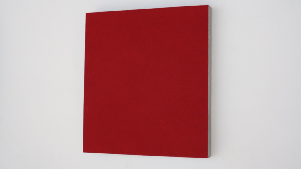 Alfonso Fratteggiani Bianchi, rosso, 2016
Pigment on stone
30,5 x 27,4 cm