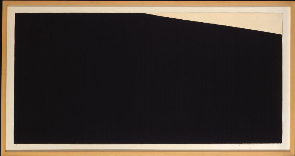 Richard Serra, Rosa Parks, 1987
Screenprint, paintstick, 100 x 207 cm, Edition of 30 ex., Catalogue Raisonné Nr. 41, 1987
